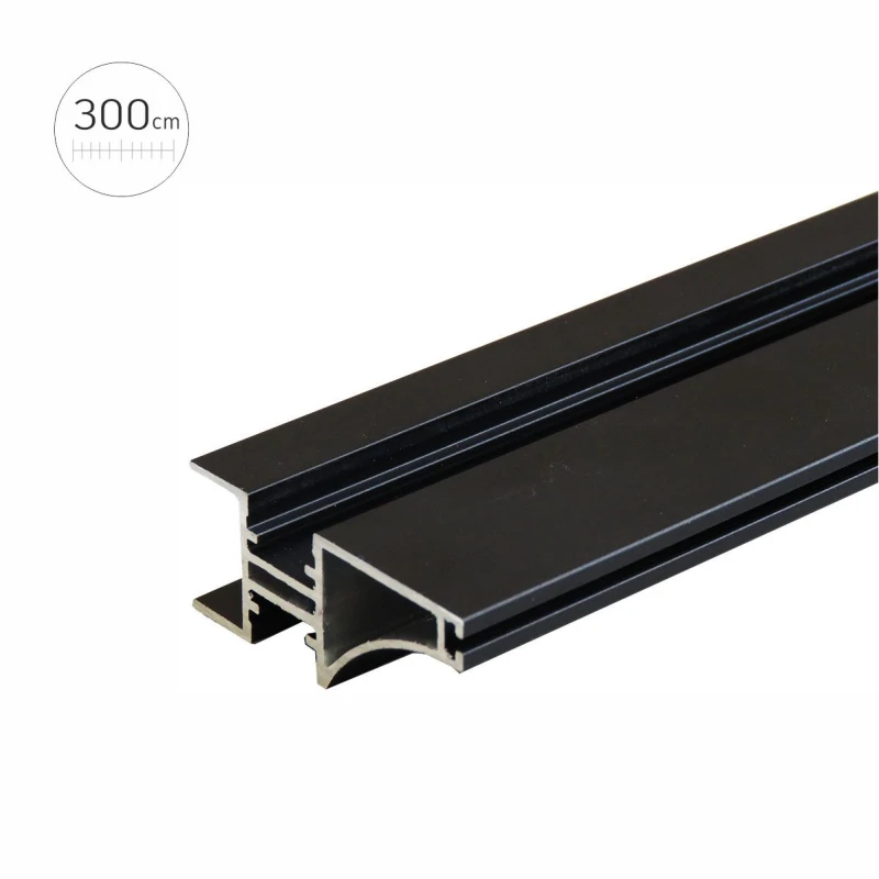 gola visece led crna Gola profil EP-1069 za LED rasvetu L=299cm AL CRNA - Slika 1