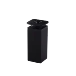 Nogica aluminijumska cetvrtasta FI40mm crna