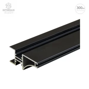 Gola profil EP-1069 za LED rasvetu L=299cm AL CRNA