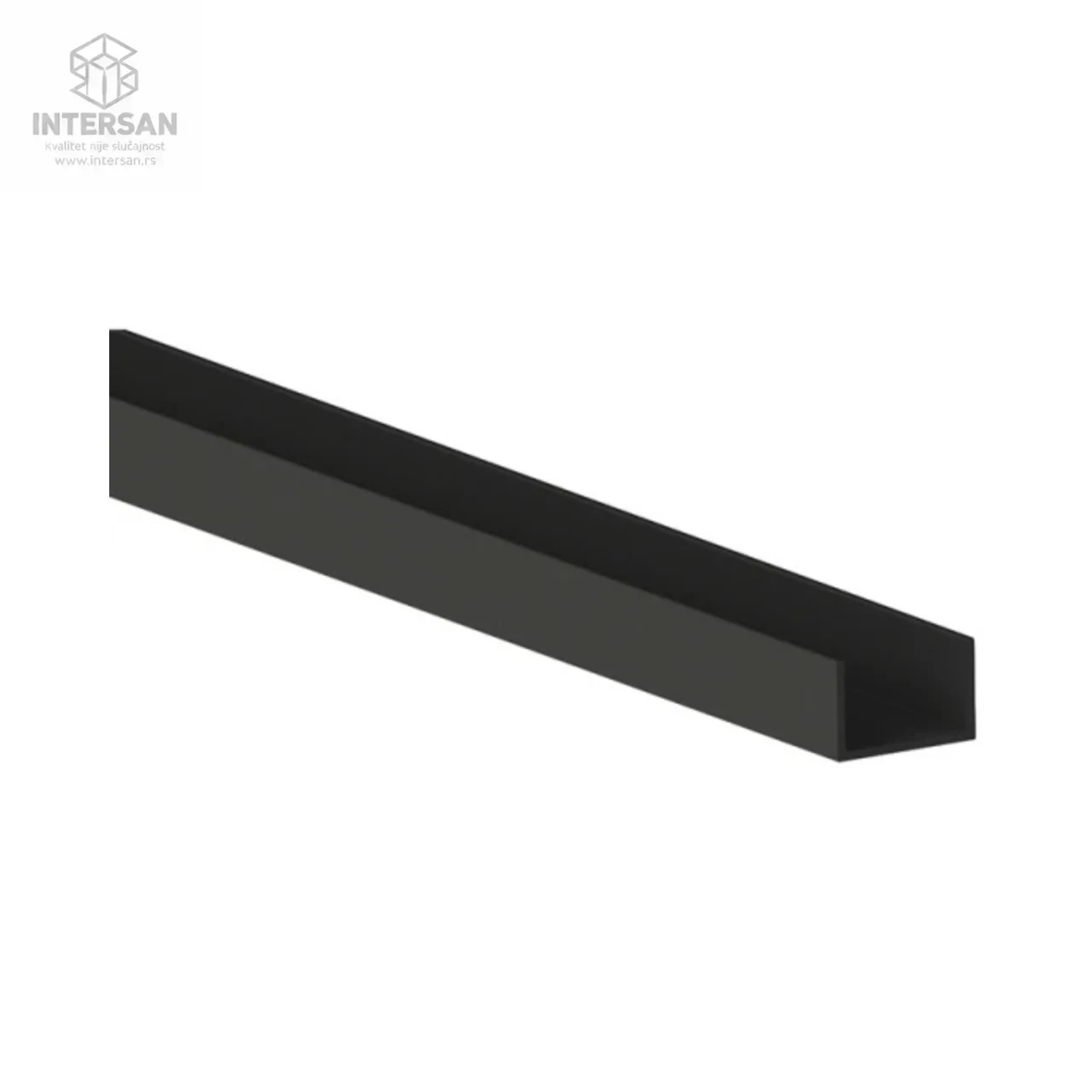u_profil_crni_1600x1600 U PROFIL 18MM L-2,9M CRNI - Slika 1